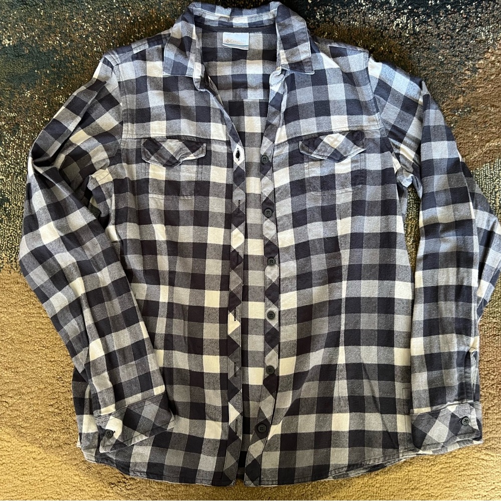 Columbia Plaid Button-Down Shirt